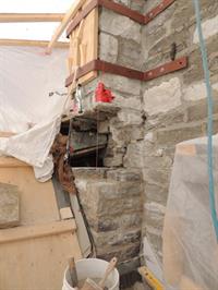 campbellford, contractor, stone, buttress, louvers, wood work